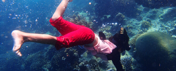 Snorkeling on a one-day tour to Surin Island by Andaman Discoveries