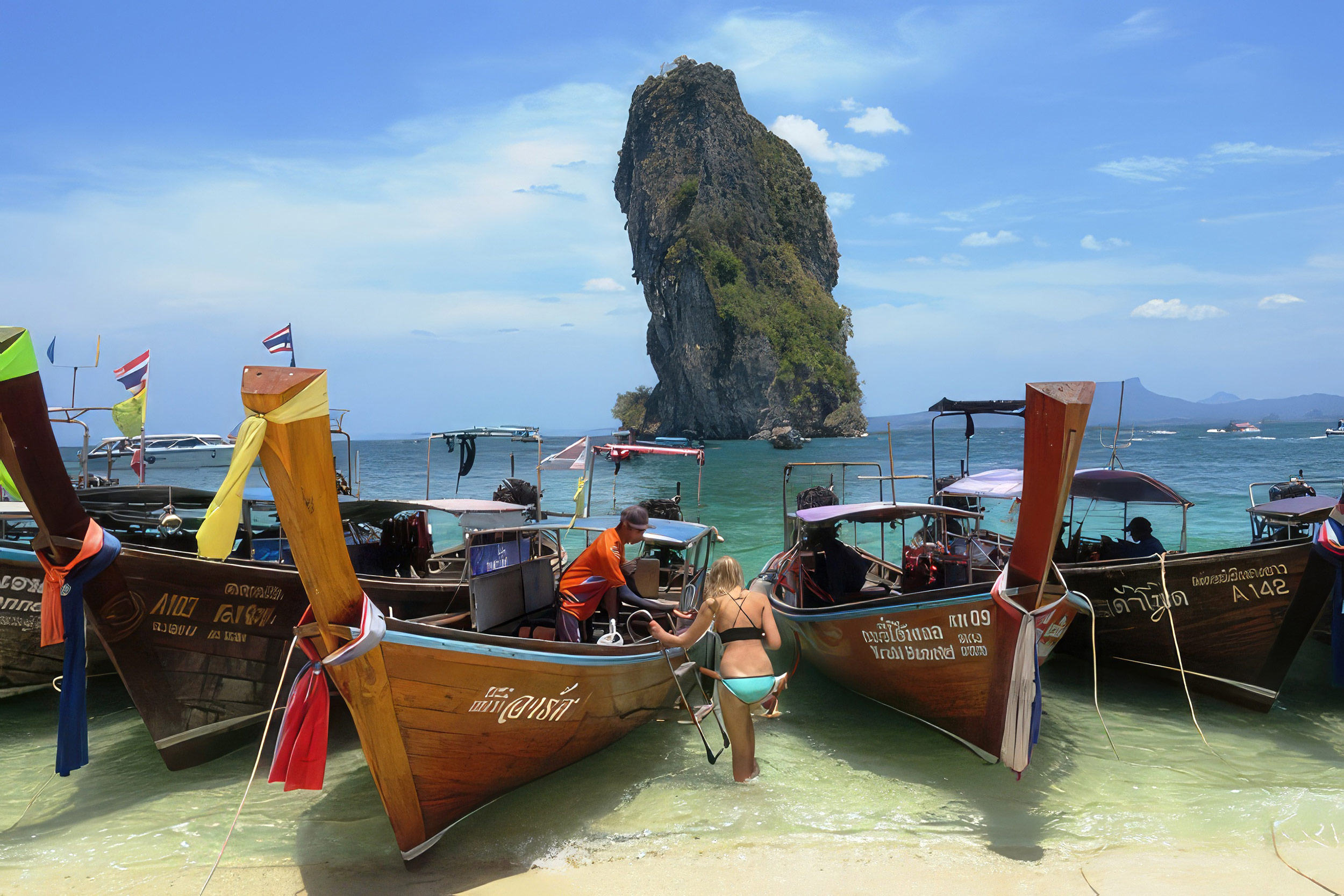 Krabi - boats
