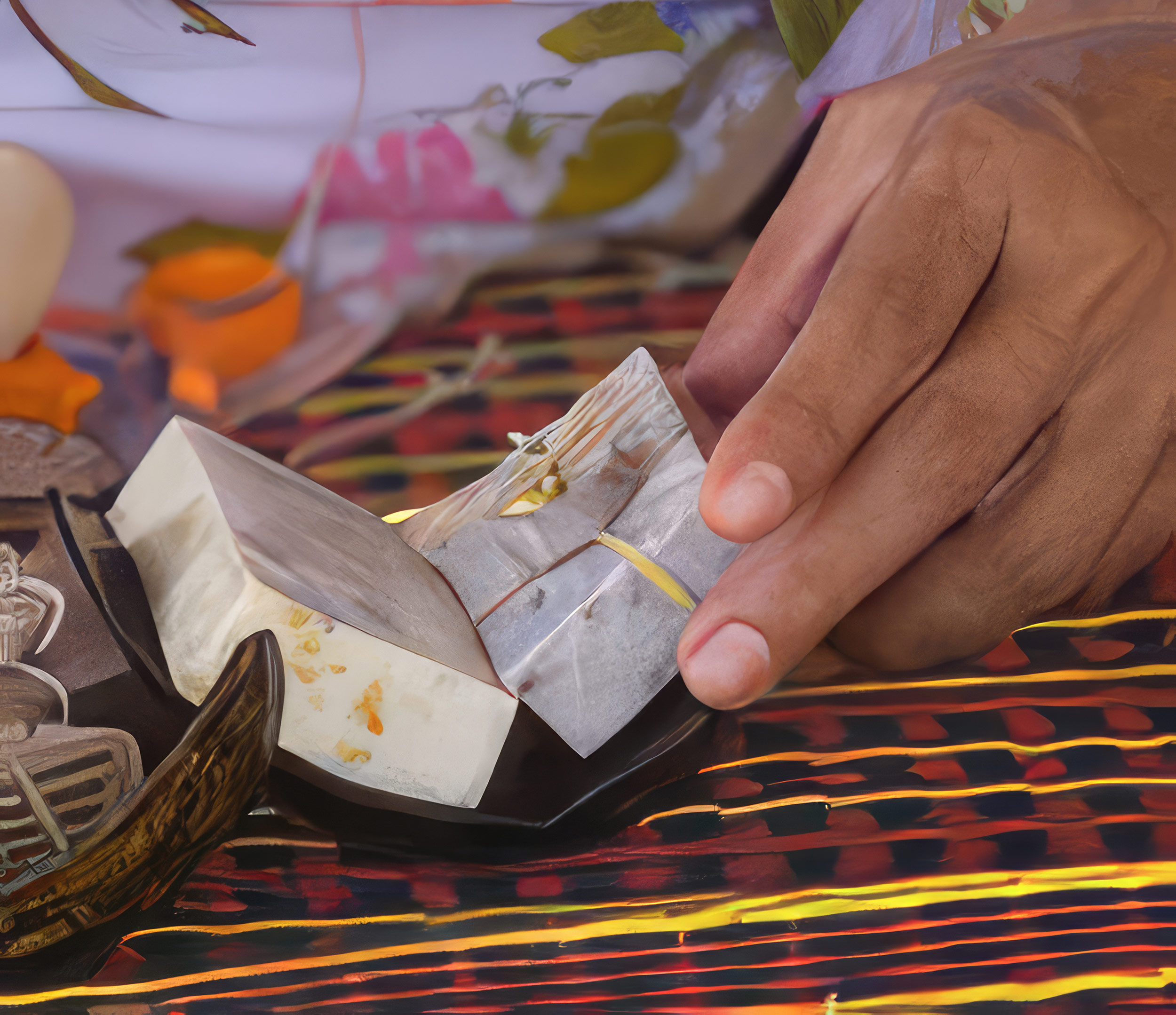Ban Talae Nok - Ranong. Soap making